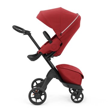 Stokke Xplory X
дитяча прогулянкова коляска з реверсивним блоком (сидіння встановлюється обличчям до мами), компактне складання • Рубіново-червоний (571404)