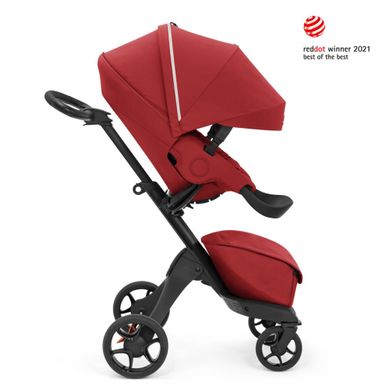 Stokke Xplory X
детская прогулочная коляска с реверсивным блоком (сиденье устанавливается лицом к маме), компактное складывание • Рубиново-красный (571404)