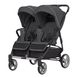 Прогулочная коляска для двойни Carrello Connect CRL-5502 Serious Black