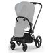 Шасі Cybex Priam & Каркас прогулянкового блоку Matt Black (black)