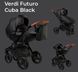 Коляска 3в1 Verdi Futuro 01 Cuba Black