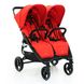 Прогулянкова коляска для двійні Valco Baby Snap Duo Fire Red