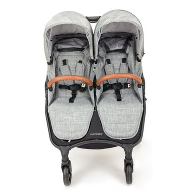 Прогулянкова коляска для двійнят Valco Baby Snap Duo Trend Grey Marle