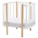 Дитячий овальний матрац Babyroom Oval OKPK-80 (кокос, поролон, кокос) 11см білий