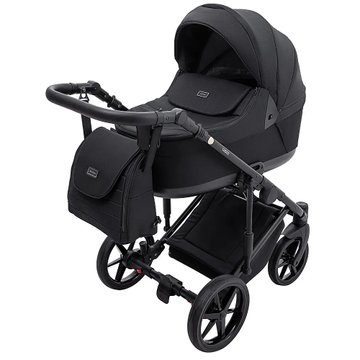 Adamex Locco Lux
дитяча коляска 2 в 1, багатофункціональний візочок для новонароджених • Black (TK-53)
