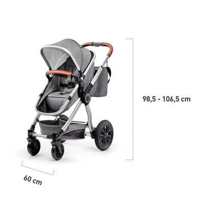 Коляска 3 в 1 Kinderkraft Veo Gray (KKWVEOGRY30000)