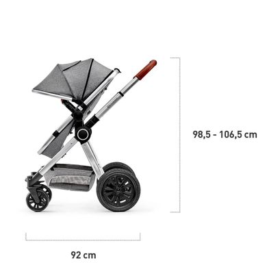 Коляска 3 в 1 Kinderkraft Veo Gray (KKWVEOGRY30000)