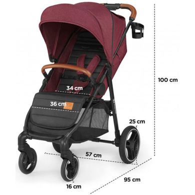 Прогулянкова Kinderkraft Grande Grey 2020