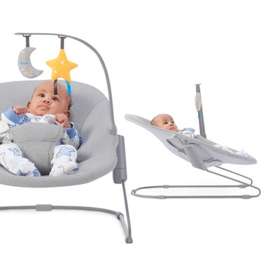 Шезлонг-гойдалка Kinderkraft Calmee Grey (KBCALM00GRY0000)