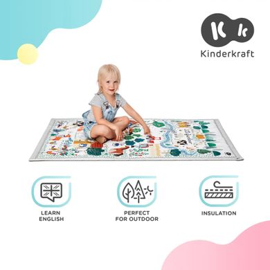 Развивающий коврик-палатка 3 в 1 Kinderkraft Little Gardener (KPLIGA00MUL0000)