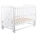 Кроватка Babyroom Умка маятник + откидной бок DUMO-02 бук белый (626198)