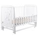 Кроватка Babyroom Умка маятник + откидной бок DUMO-02 бук белый (626198)