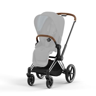 Шасі Cybex Priam & Каркас прогулянкового блоку Chrome Brown