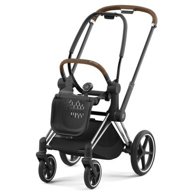 Шасси Cybex Priam & Каркас прогулочного блока Chrome Brown