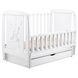 Кроватка Babyroom Умка маятник + ящик + откидной бок DUMYO-3 бук белый (626201)