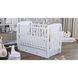 Кроватка Babyroom Умка маятник + ящик + откидной бок DUMYO-3 бук белый (626201)