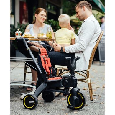 Велосипед триколісний складний Doona Liki Trike S5 Nitro Black