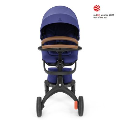 Stokke Xplory X
дитяча прогулянкова коляска з реверсивним блоком (сидіння встановлюється обличчям до мами), компактне складання • Королівський синій (571403)