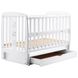 Кроватка Babyroom Друзья DDMYO-3 маятник + ящик + откидной бок, бук белый (626196)