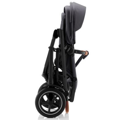 Britax Romer Smile 5Zвсесезонная детская коляска 2 в 1 с большими колесами • Midnight Grey