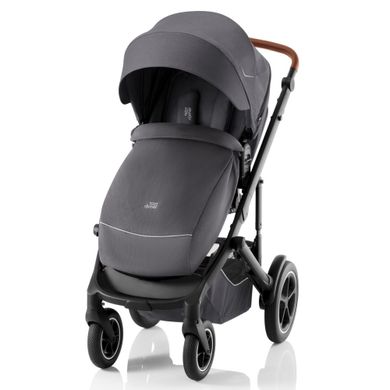 Britax Romer Smile 5Zвсесезонная детская коляска 2 в 1 с большими колесами • Midnight Grey