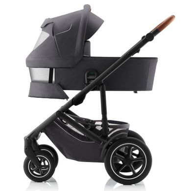 Britax Romer Smile 5Zвсесезонная детская коляска 2 в 1 с большими колесами • Midnight Grey