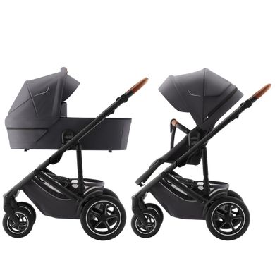 Britax Romer Smile 5Zвсесезонна дитяча коляска 2 в 1 з великими колесами • Midnight Grey