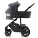 Britax Romer Smile 5Zвсесезонная детская коляска 2 в 1 с большими колесами • Midnight Grey