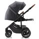 Britax Romer Smile 5Zвсесезонная детская коляска 2 в 1 с большими колесами • Midnight Grey