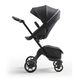 Stokke Xplory X
дитяча прогулянкова коляска з реверсивним блоком (сидіння встановлюється обличчям до мами), компактне складання • Чорний (571401)