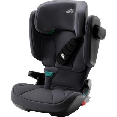 Britax Romer Kidfix i-Sizeавтокрісло для дітей (від 3.5 до 12 років / 100 - 150 см), накладка на ремінь, додатковий бічний захист, система SecureGuard • Storm Grey