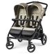 Прогулочная коляска для двойни Peg-Perego Book for Two Class Beige