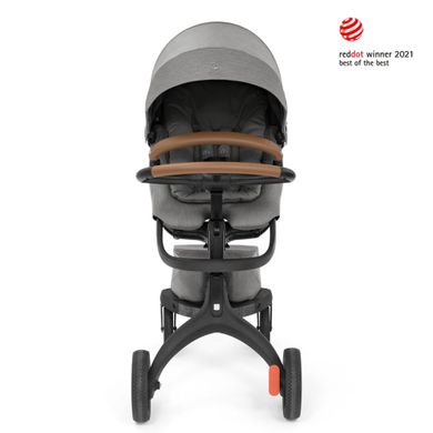 Stokke Xplory X
дитяча коляска 2 в 1 з люлькою для новонароджених, всесезонний візочок з прогулянковим блоком • Сірий модерн (k.571402)