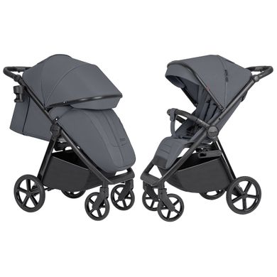 Carrello Bravo SL 2024 CRL-5520прогулочная коляска для бездорожья, всесезонная • Deep Grey