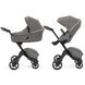 Stokke Xplory X
дитяча коляска 2 в 1 з люлькою для новонароджених, всесезонний візочок з прогулянковим блоком • Сірий модерн (k.571402)