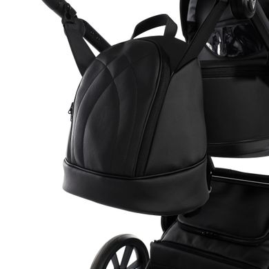 Коляска 2 в 1 Junama Space Black Eco 03 эко кожа (J-SpE-03)