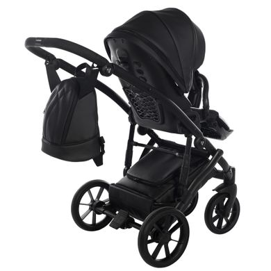 Коляска 2 в 1 Junama Space Black Eco 03 эко кожа (J-SpE-03)