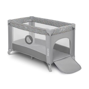 Дитячий манеж-ліжечко Lionelo Stefi Grey Concrete Multicolor