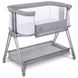 Дитяче ліжечко 2 в 1 Lionelo Luna Grey Concrete