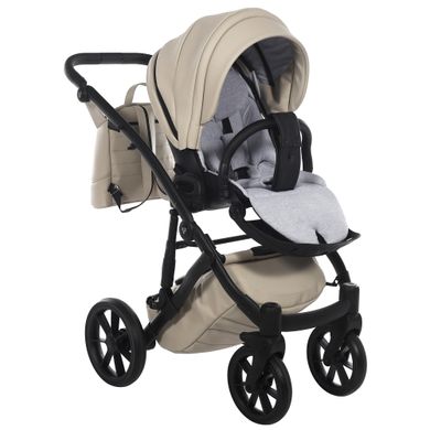 Коляска 2 в 1 Junama Space Beige Eco 02 еко шкіра (J-SpE-02)