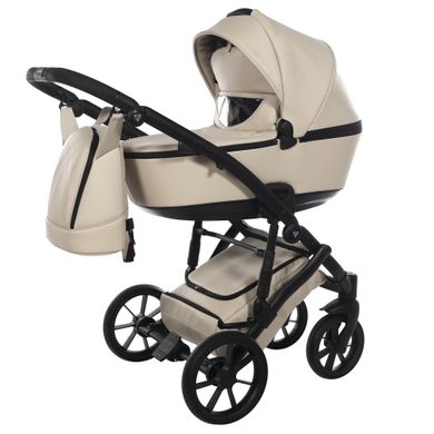 Коляска 2 в 1 Junama Space Beige Eco 02 еко шкіра (J-SpE-02)