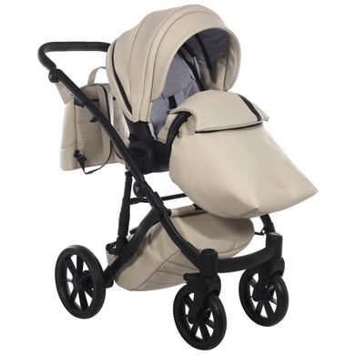 Коляска 2 в 1 Junama Space Beige Eco 02 еко шкіра (J-SpE-02)