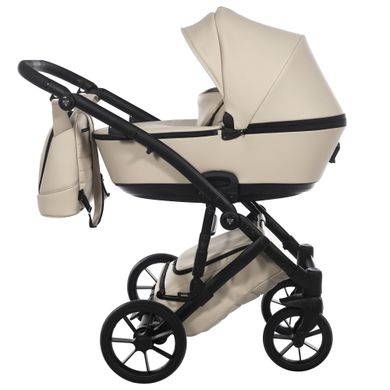 Коляска 2 в 1 Junama Space Beige Eco 02 еко шкіра (J-SpE-02)