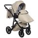 Коляска 2 в 1 Junama Space Beige Eco 02 еко шкіра (J-SpE-02)