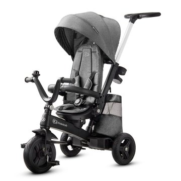 Триколісний велосипед Kinderkraft Easytwist Platinum Grey (KKRETWIGRY0000)