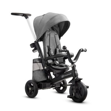 Трехколесный велосипед Kinderkraft Easytwist Platinum Grey (KKRETWIGRY0000)