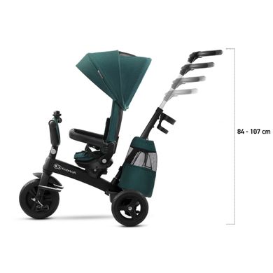 Триколісний велосипед Kinderkraft Easytwist Platinum Grey (KKRETWIGRY0000)