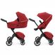 Stokke Xplory X
дитяча коляска 2 в 1 з люлькою для новонароджених, всесезонний візочок з прогулянковим блоком • Рубіново-червоний (k.571404)